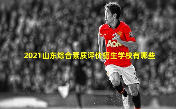 2021山东综合素质评价招生学校有哪些