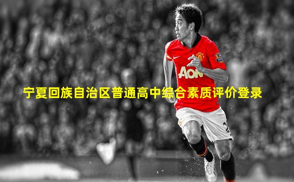 宁夏回族自治区普通高中综合素质评价登录